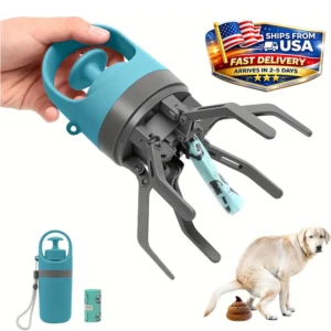 Portable Dog Pooper Scooper No Touch Claw