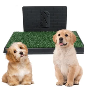 Dog Grass Pad with Large Tray Reusable