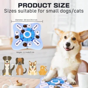 Dog Puzzle Toy Interactive Feeding Game