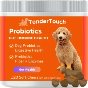 120 Chews -   Dog Probiotics for Digestive Support